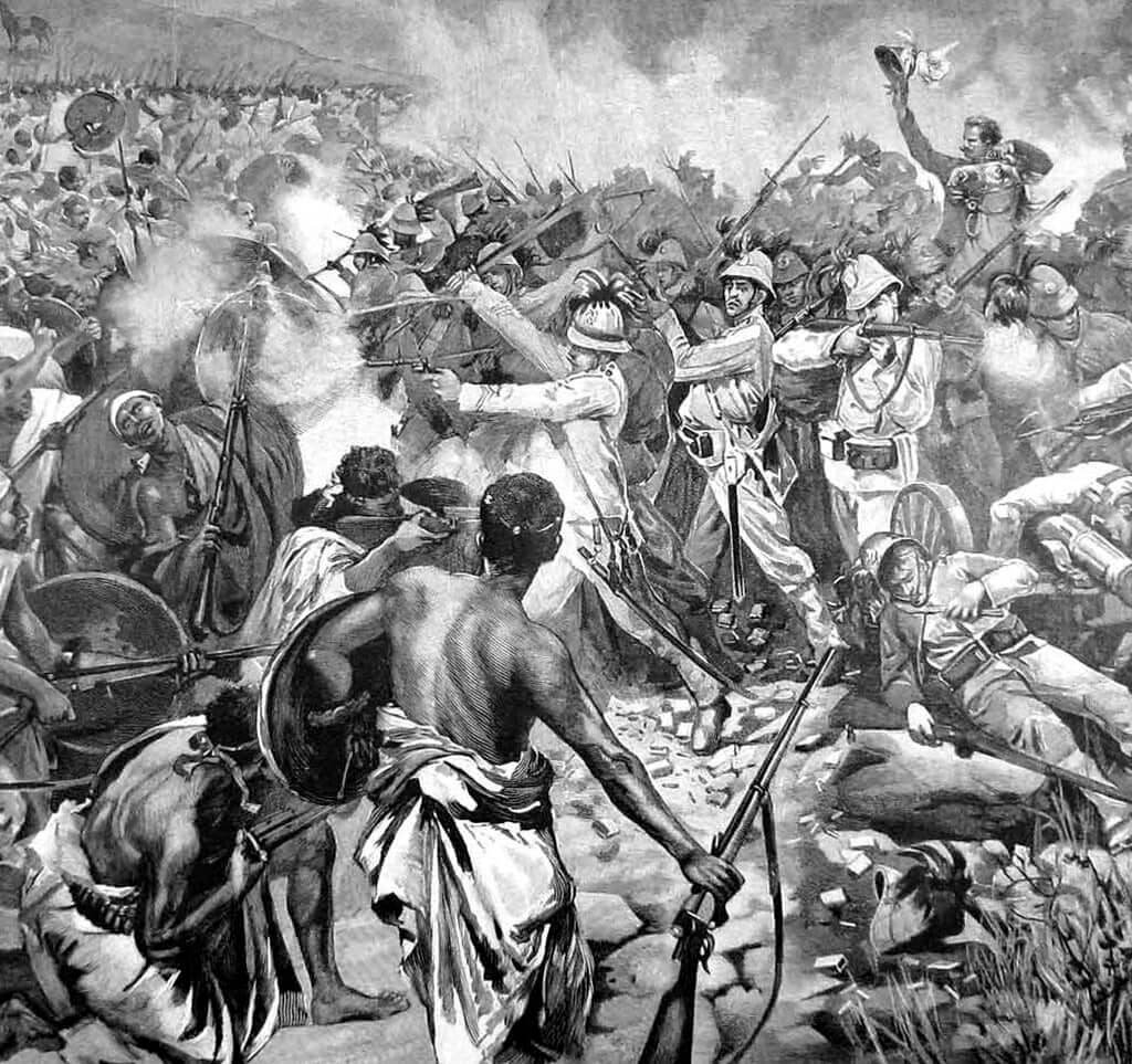 Image of Adwa battle, significant in Ethiopian independence.
