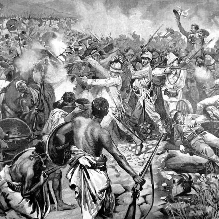 Image of Adwa battle, significant in Ethiopian independence.