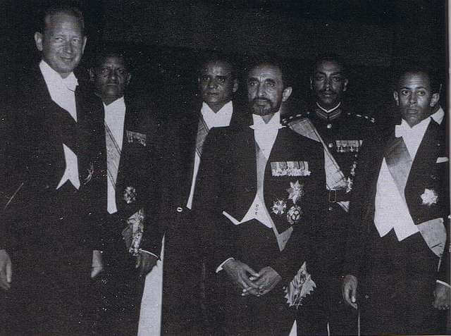A photo of haile silasse in the ligue of nation for to understand Why Did Haile Selassie Leave Ethiopia?