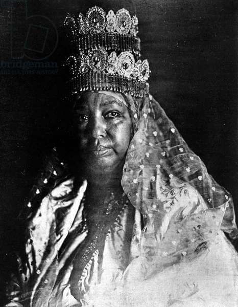 Image of Photographic portrait of Queen Taytu Betul